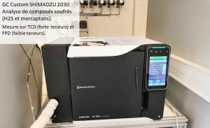 GC Custom Shimadzu 2030 pour l'analyse de composés soufrés