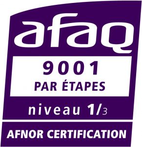 Certification étape 1/3 ISO 9001 Chemlys