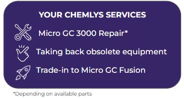 Chemlys services for Micro GC 3000